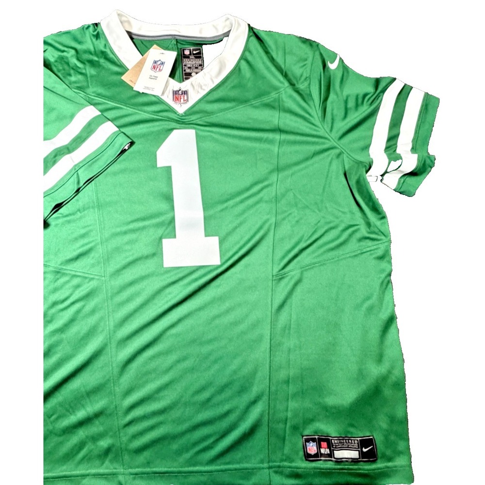 Nike New York Jets Sauce Gardner Jersey‎ Mens 3XL Green NFL On Field NWT